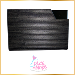 Tarjetero Ejecutivo Negro Carbono