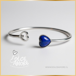 Pulsera corazón azul